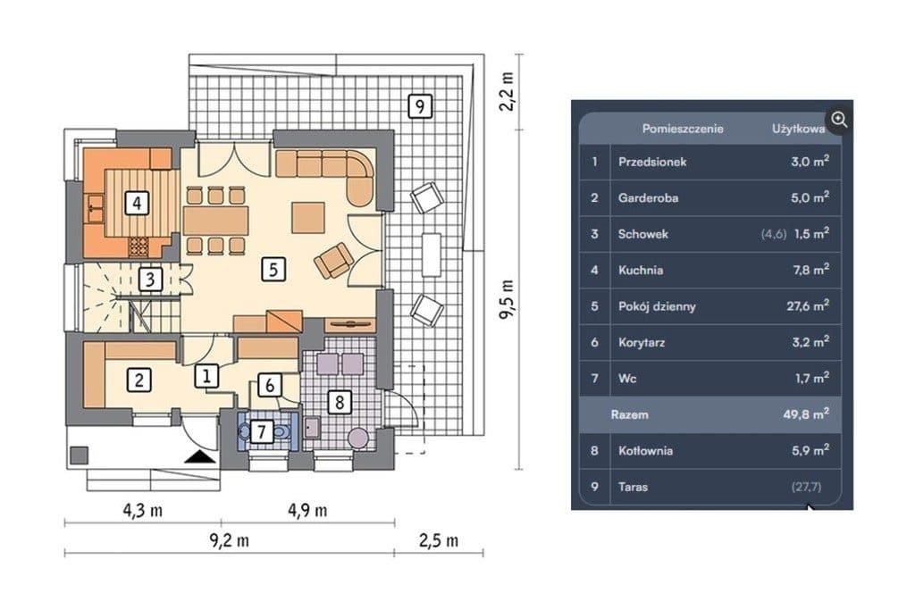 Nowy dom 5 pokoi, duża działka – Tuszyn Las - zdjęcie 3