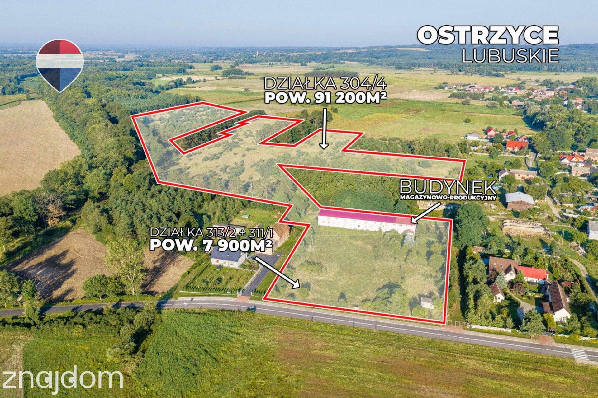 Działka 99.100 m² + budynek prod.-magazyn. + mieszkanie - zdjęcie 2