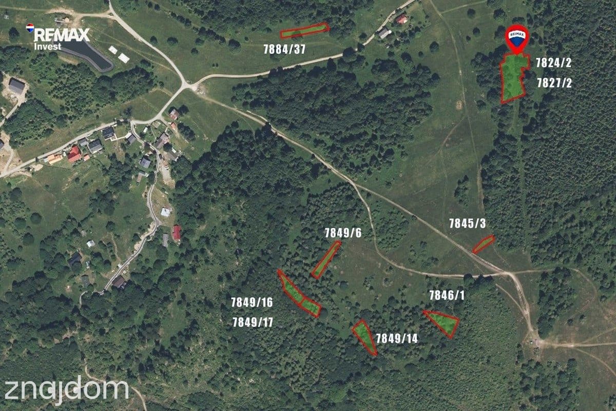 Kompleks działek 4914 m2 Zwardoń - Rachowiec