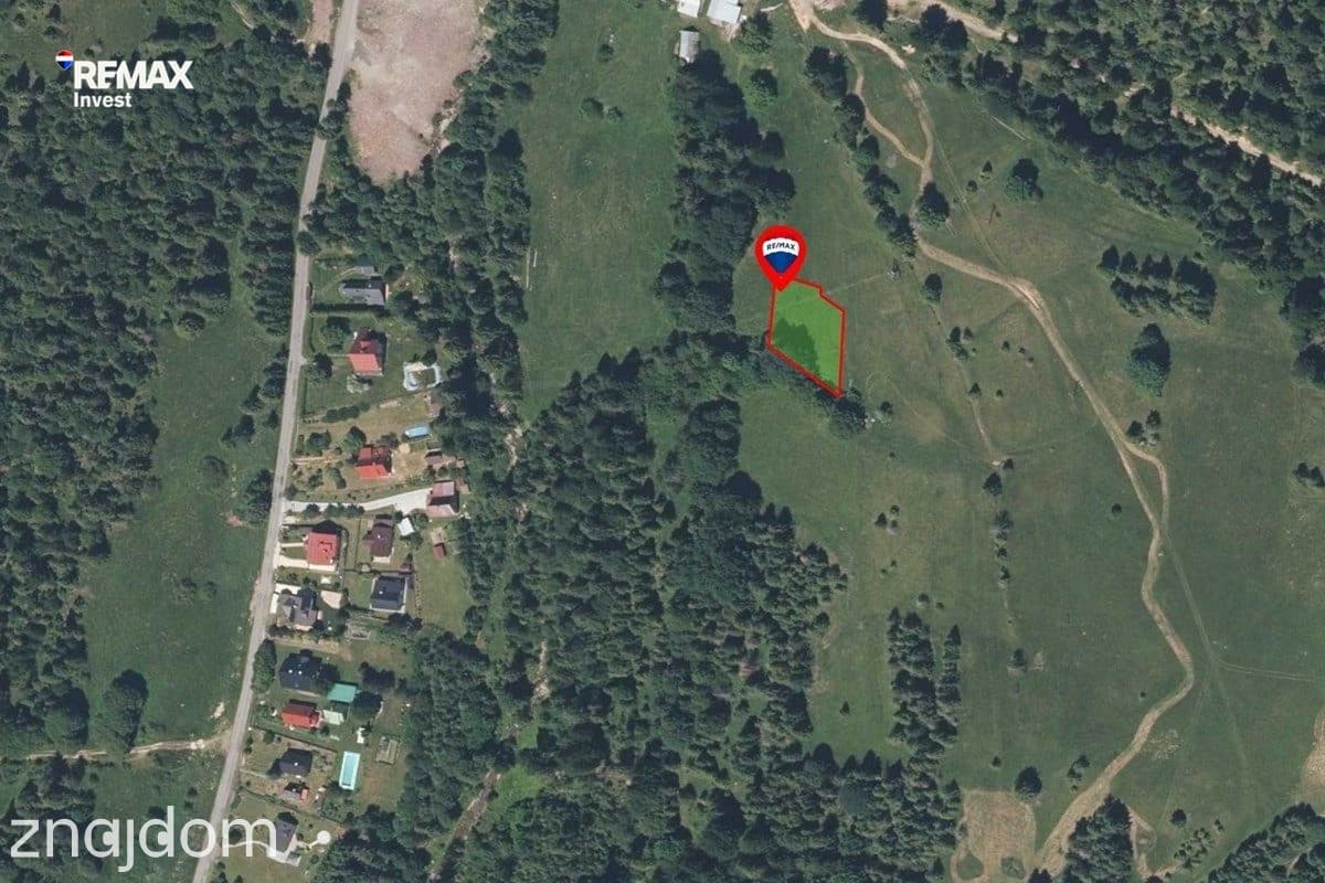 Na sprzedaż działki rolne w Rycerce Górnej