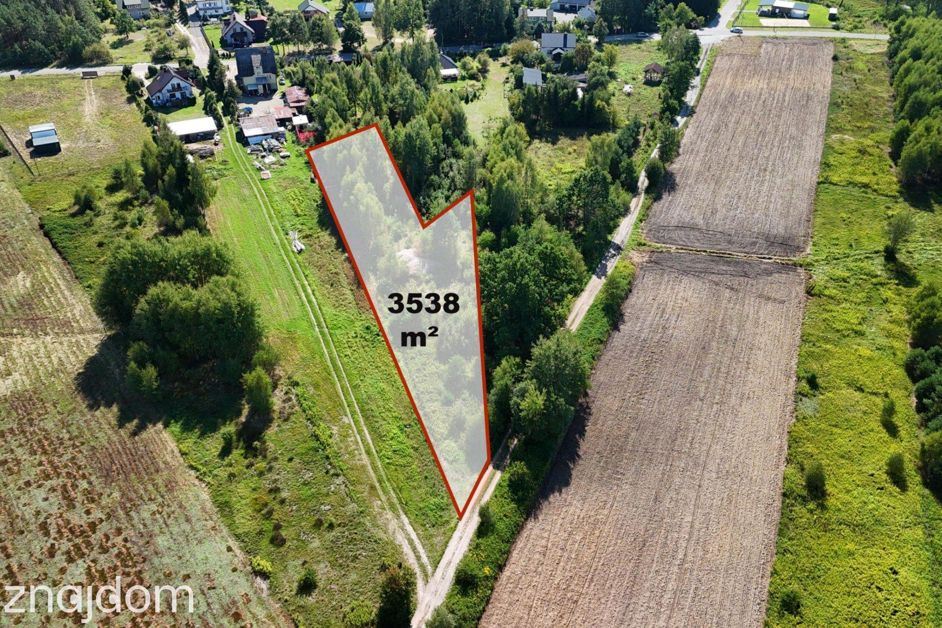 Działka budowlana z WZ 3550m2