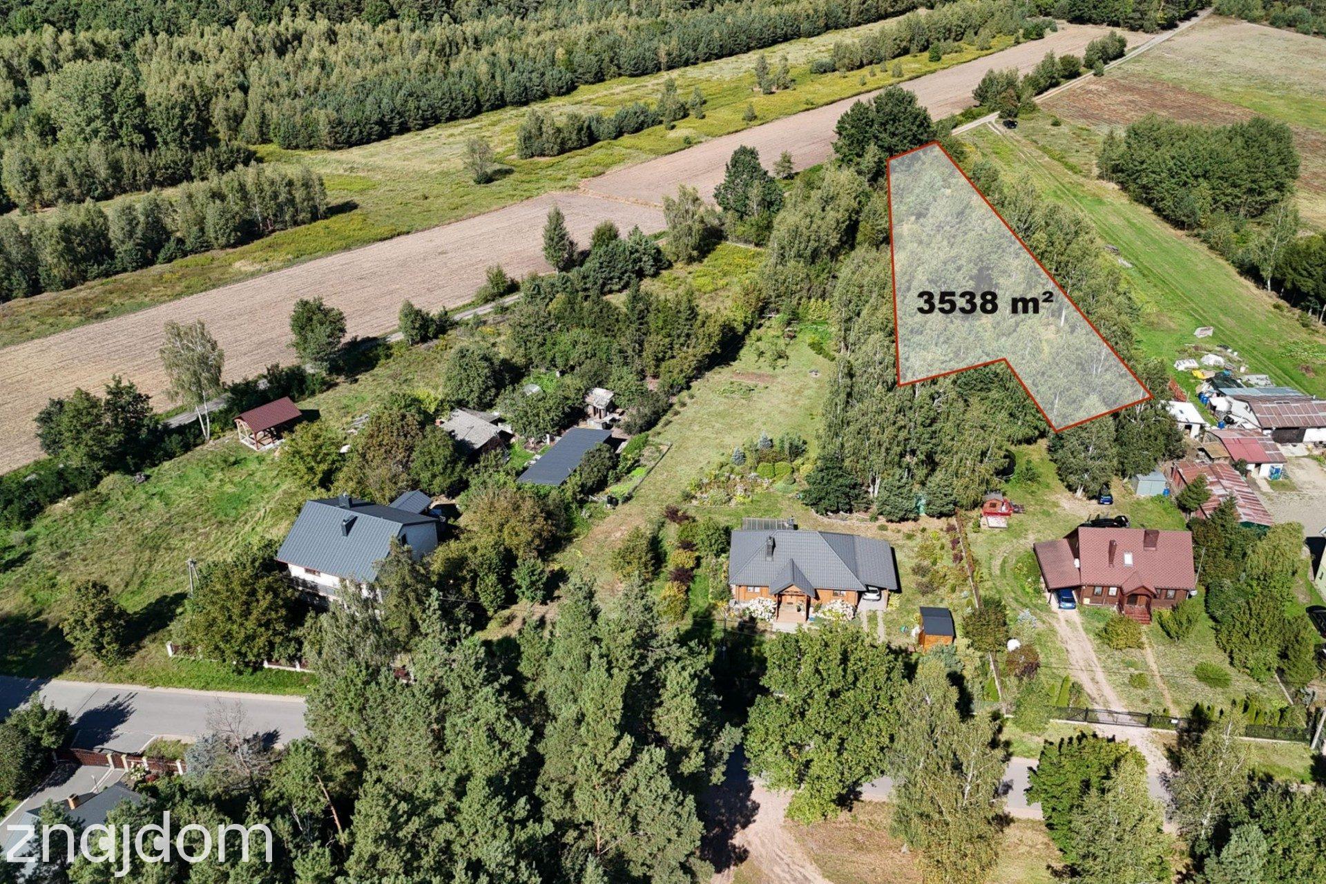 Działka budowlana z WZ 3550m2 - zdjęcie 2