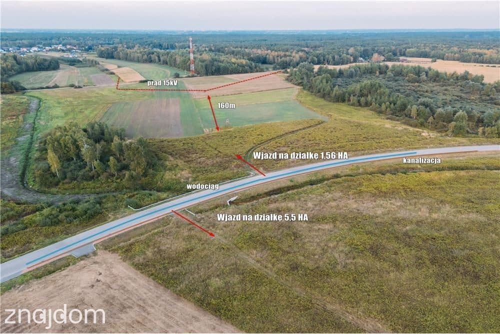 Działka przemysłowa | 1,56 HA | Podborze | Mielec | Strefa ekonomiczna - zdjęcie 5