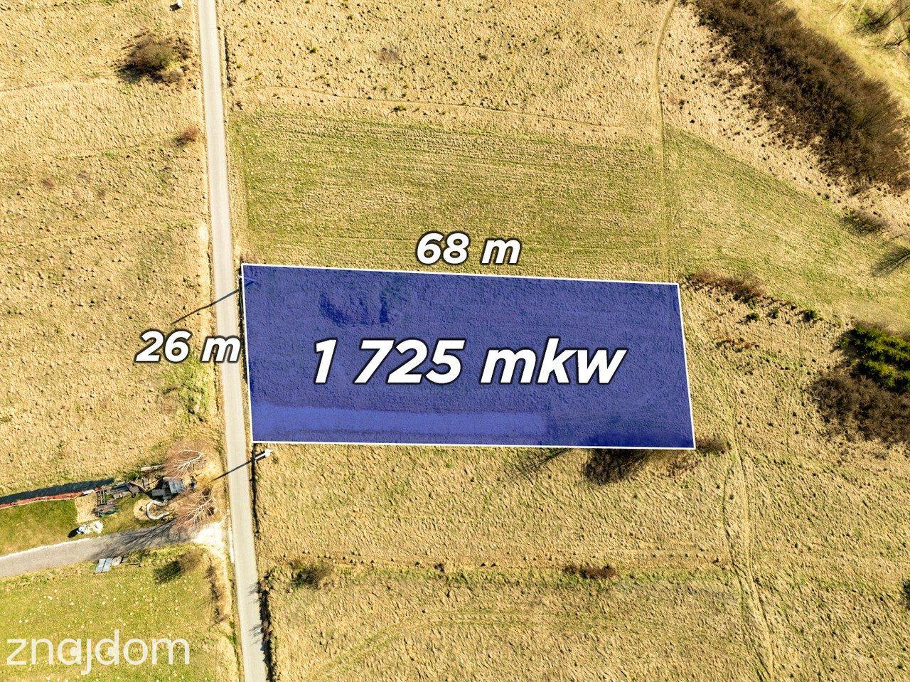Widokowa działka budowlana – Szlembark 1725 m² - zdjęcie 2