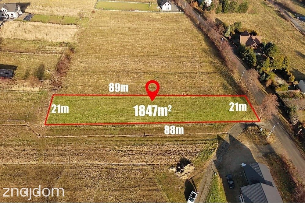 Działka budowlana 1 847 m² – Radziechowy - zdjęcie 2