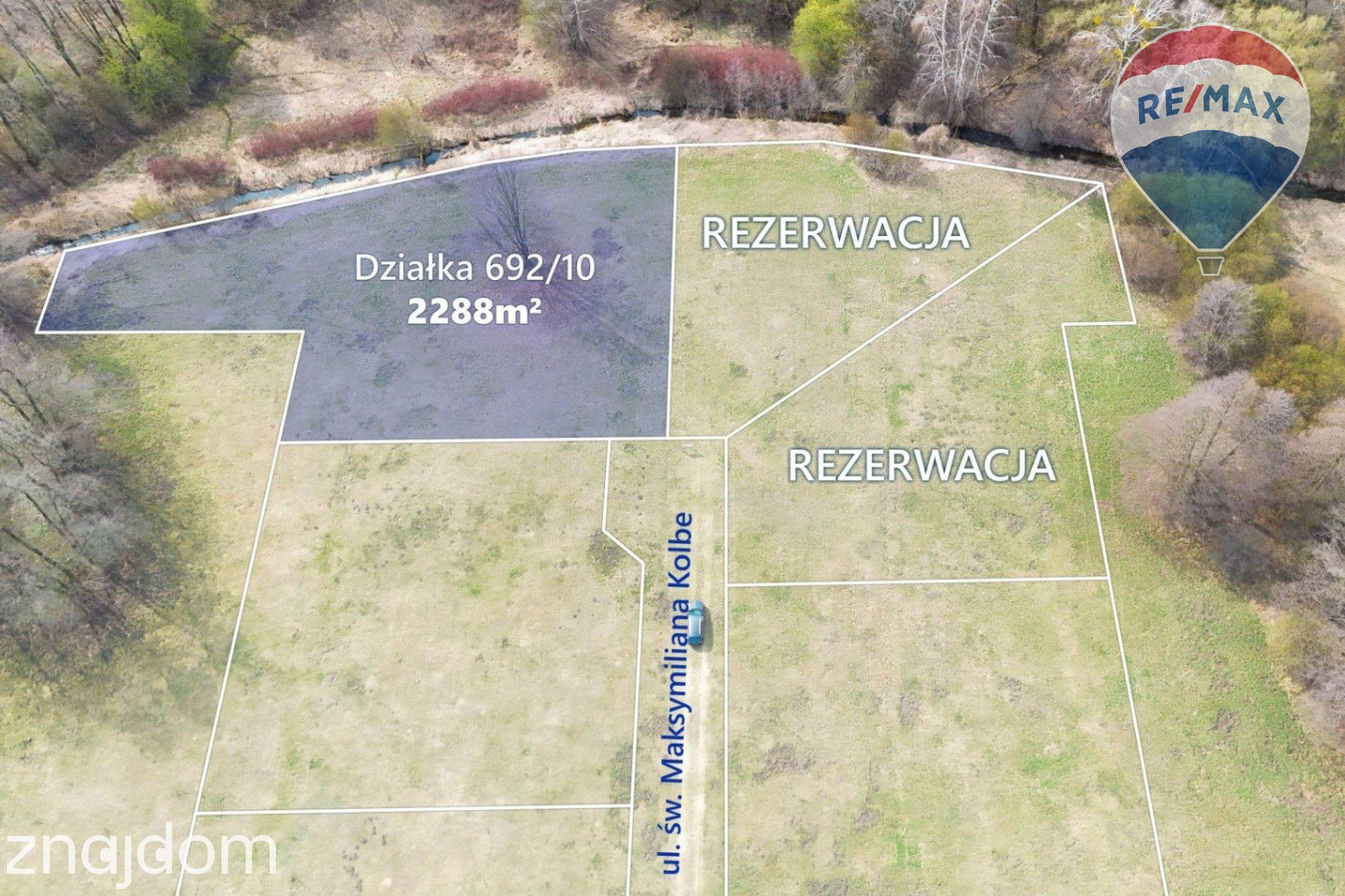 Działka nad rzeką pow. 2288 m2 Budy Zosine, WZ - zdjęcie 2