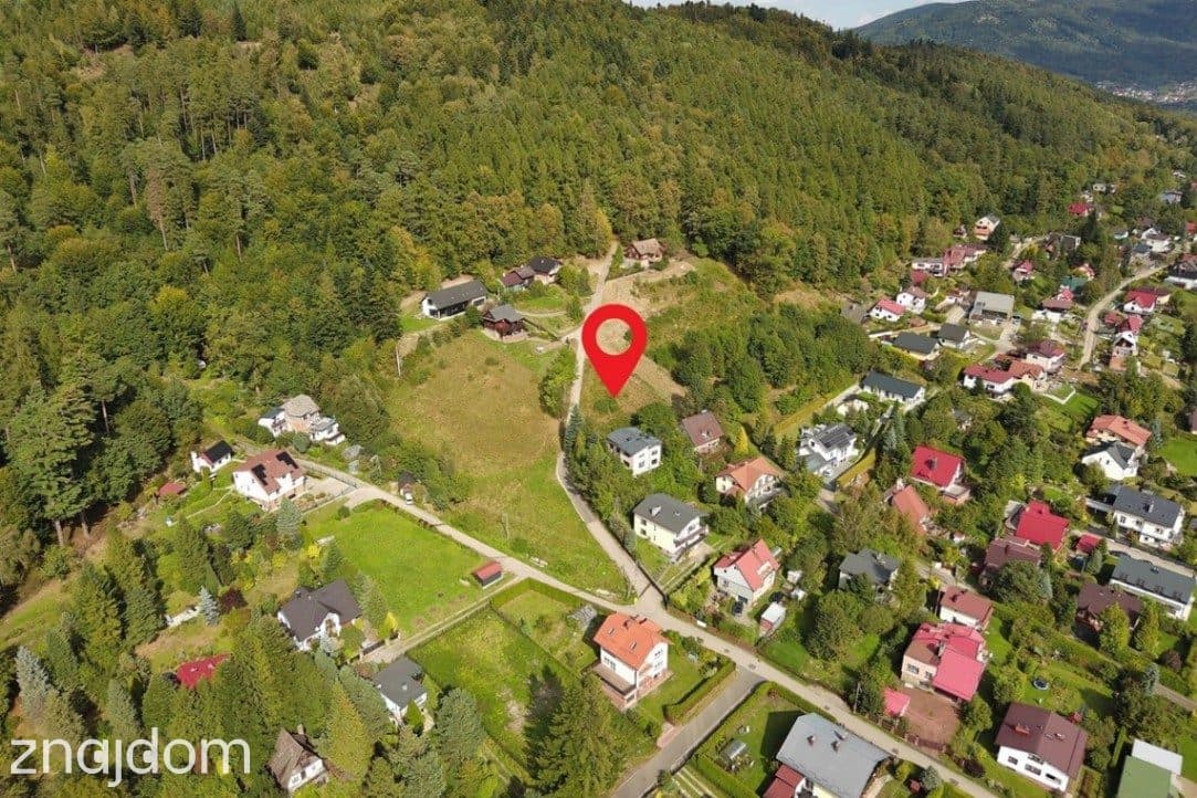 Widokowa działka budowlana 1127 m² | Bystra Śląska - zdjęcie 2
