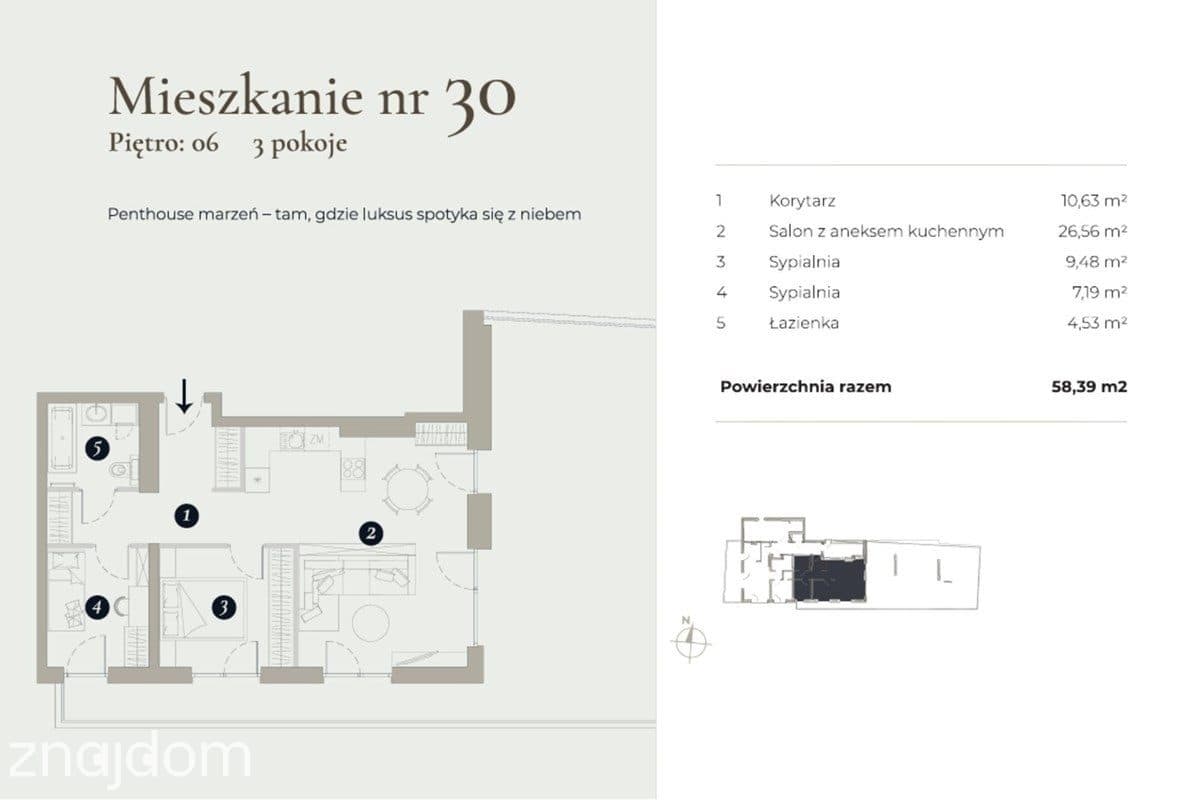 Penthouse | Taras | Widok na Beskidy | Apartament - zdjęcie 4