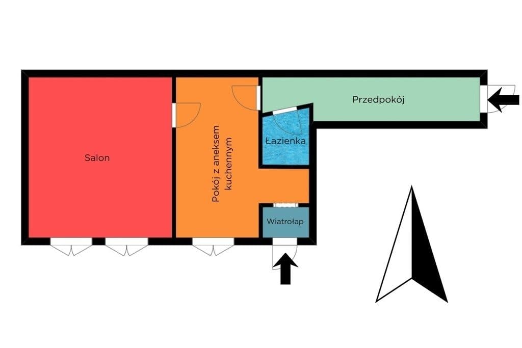 2 pokoje, parter, centrum Brzezin + parking - zdjęcie 4