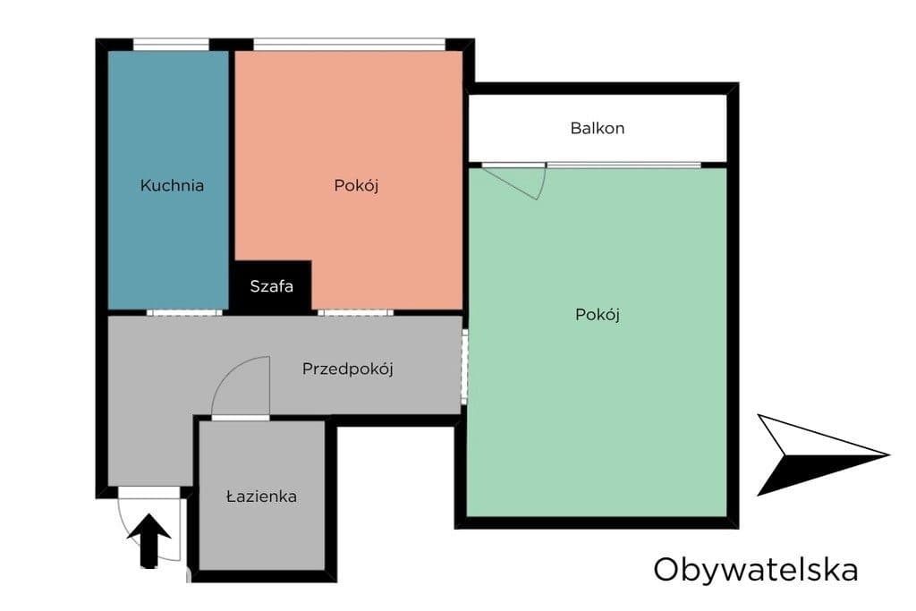 2 pokoje, balkon, blisko Politechniki Łódzkiej - zdjęcie 3