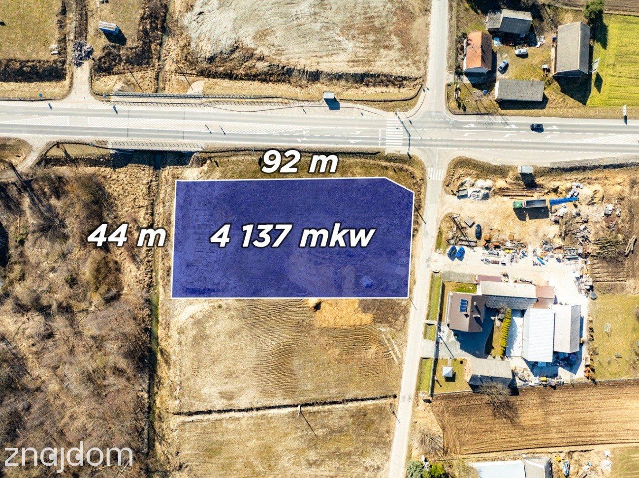 Działka usługowa z WZ przy DK 87 | 2 km od S7 - zdjęcie 14
