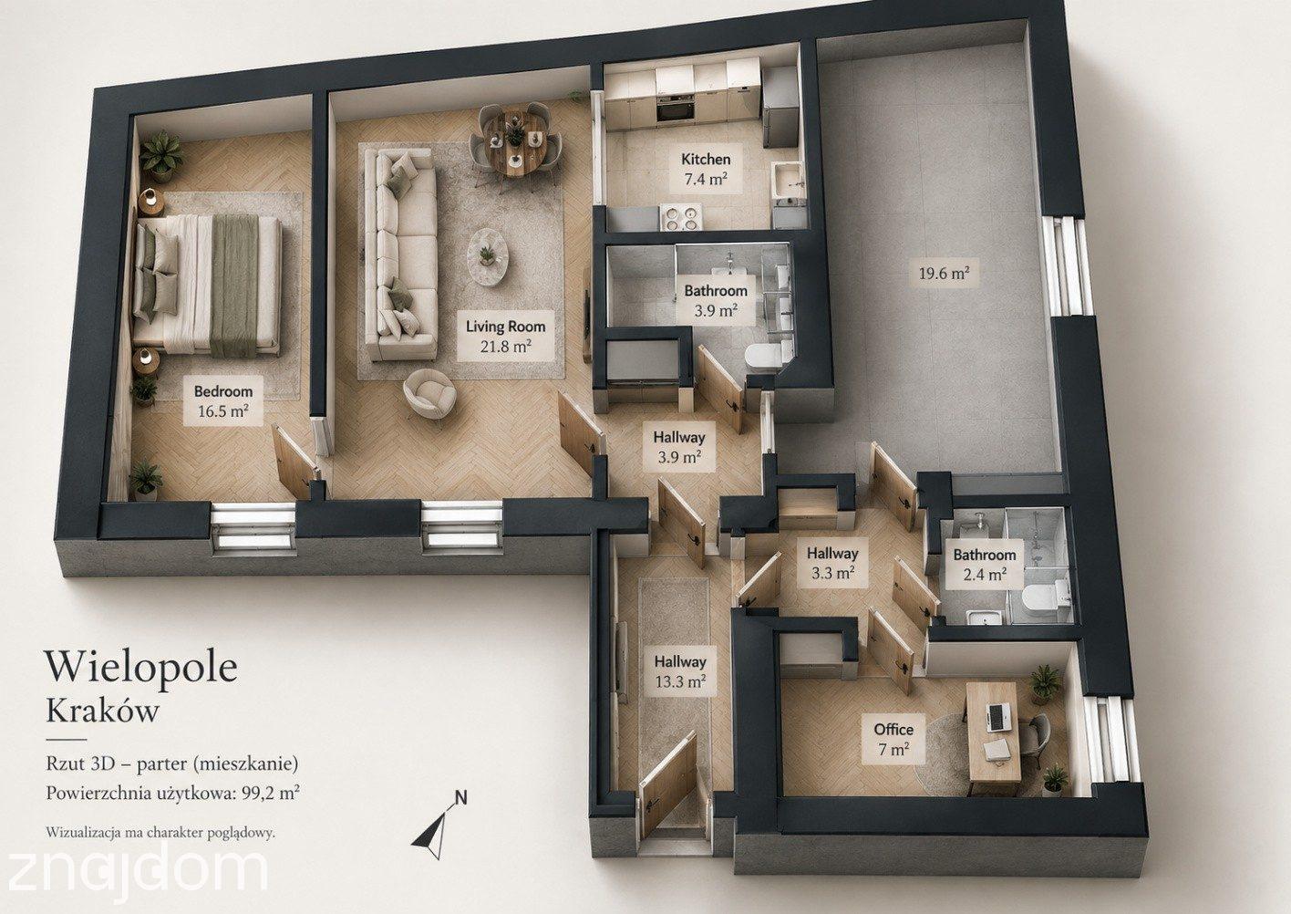 182 m² potencjału | Wielopole | Centrum Krakowa | osobne KW - zdjęcie 7