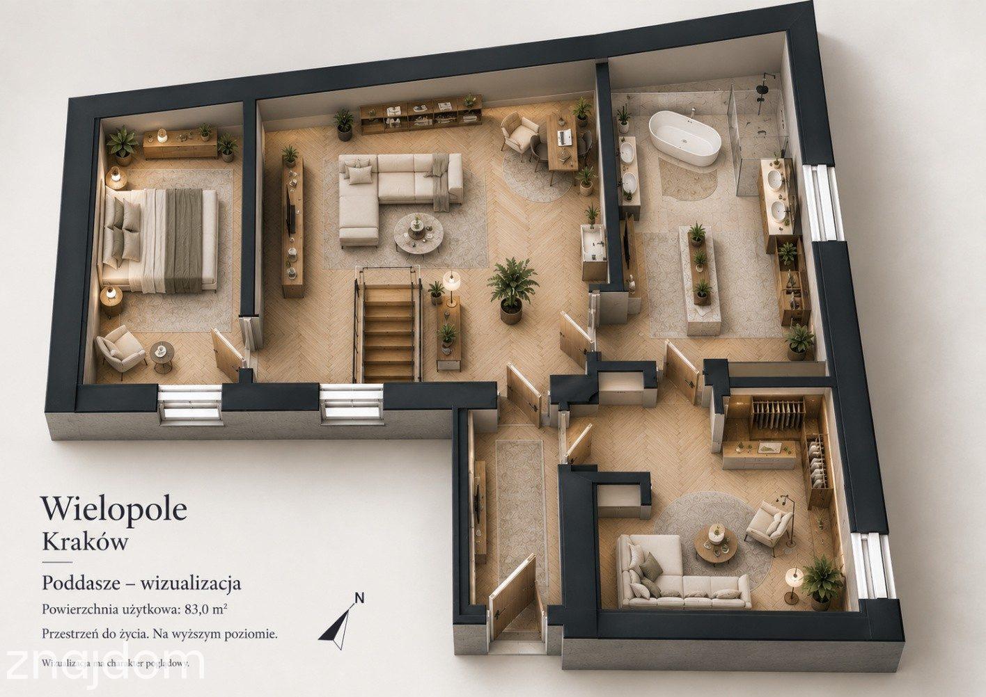 182 m² potencjału | Wielopole | Centrum Krakowa | osobne KW - zdjęcie 9