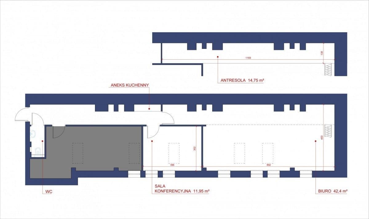 Loftowe w sercu Śródmieścia dla 10 osób 43 m² +antresola +sala konfer - zdjęcie 13