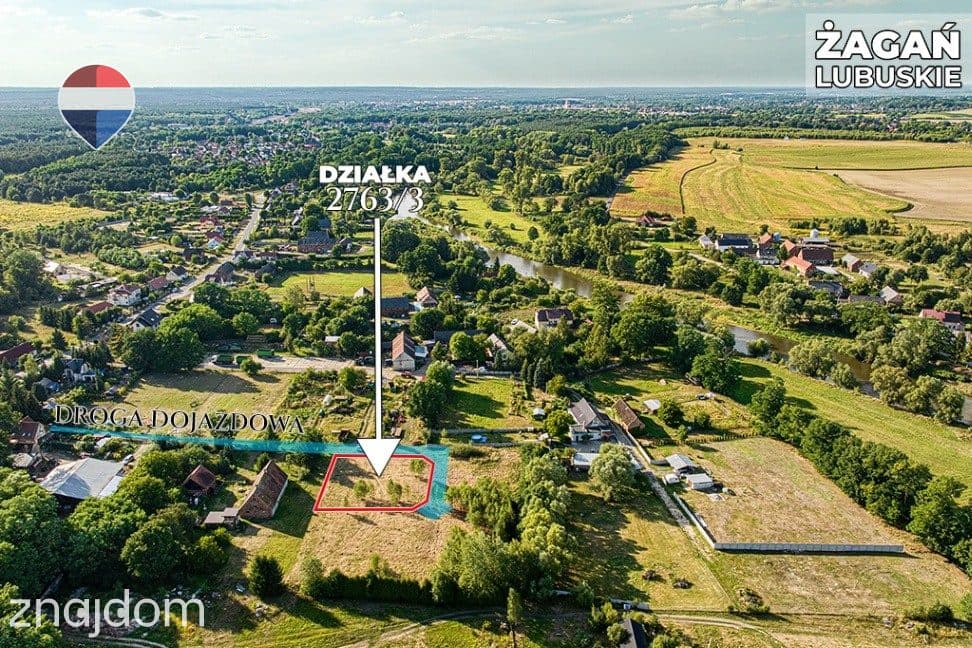 Na sprzedaż działka 1.065 m² / Oś. Moczyń, Żagań - zdjęcie 2