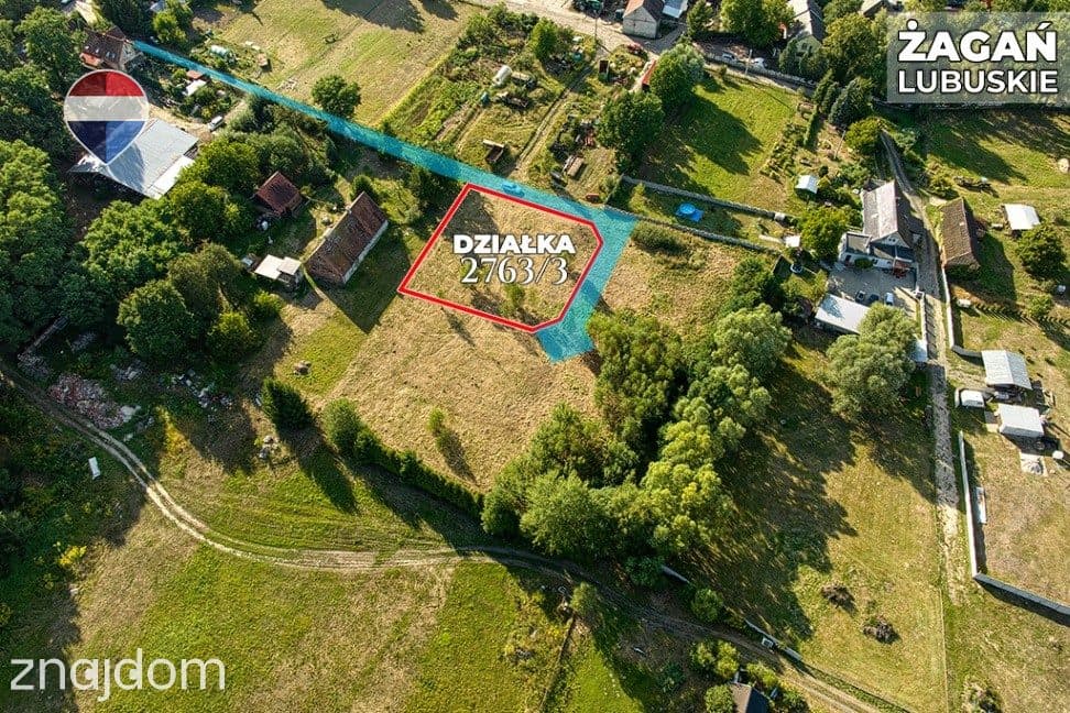 Na sprzedaż działka 1.065 m² / Oś. Moczyń, Żagań - zdjęcie 3