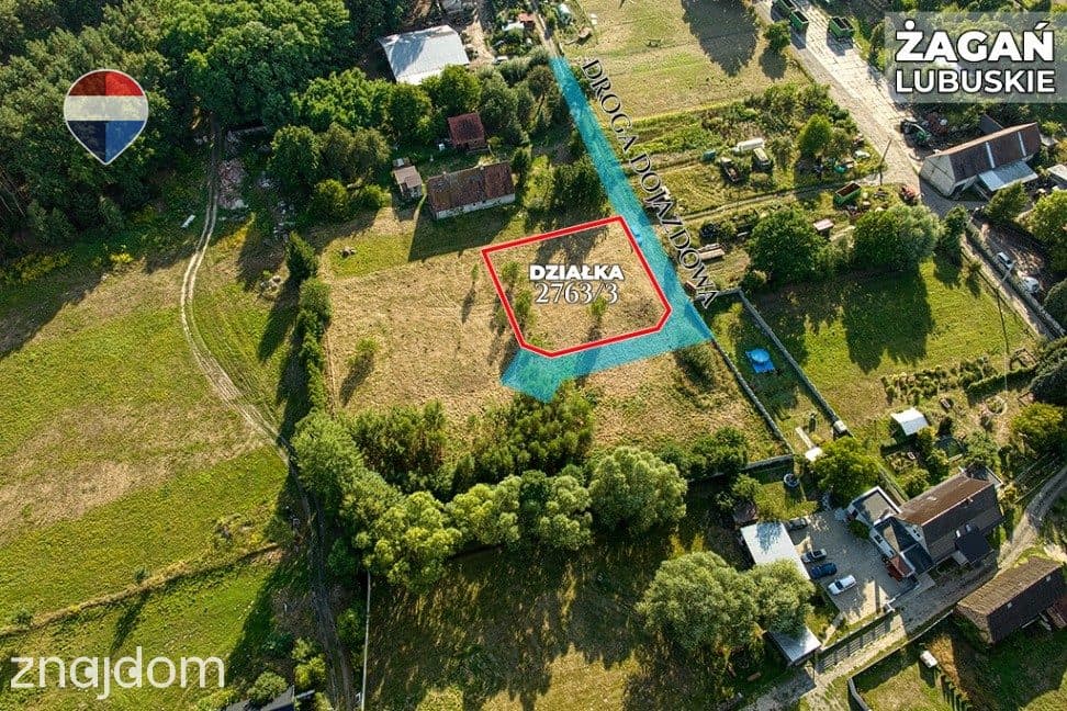 Na sprzedaż działka 1.065 m² / Oś. Moczyń, Żagań - zdjęcie 5