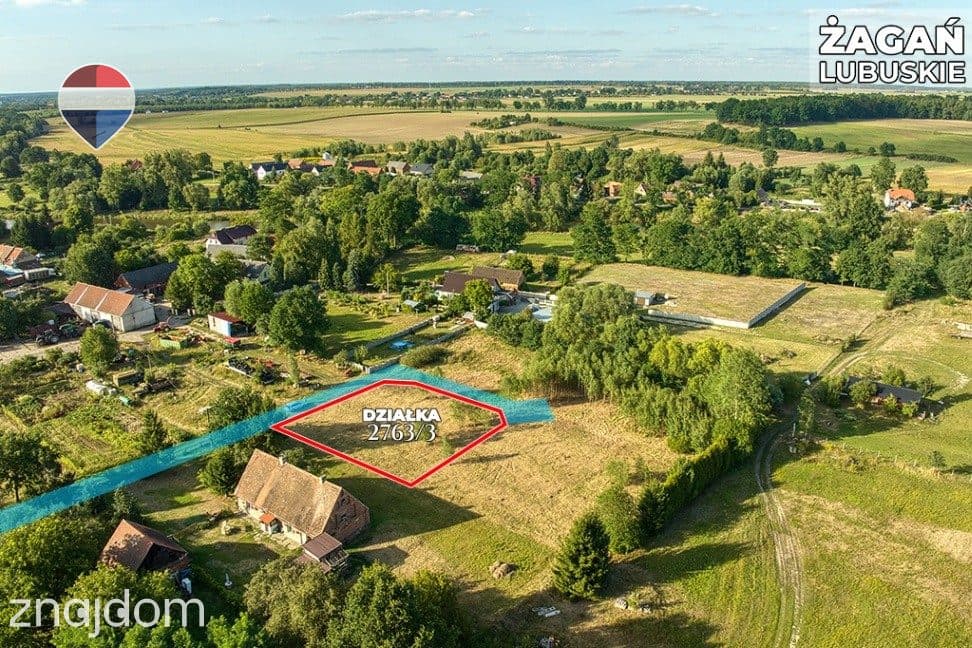 Na sprzedaż działka 1.065 m² / Oś. Moczyń, Żagań - zdjęcie 7