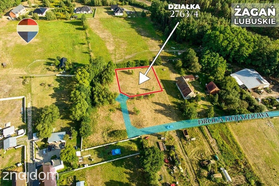 Na sprzedaż działka 1.201 m² / Oś. Moczyń, Żagań - zdjęcie 12