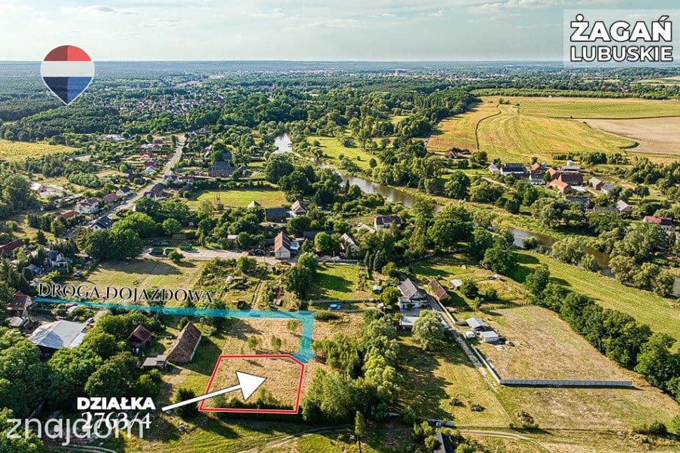 Na sprzedaż działka 1.201 m² / Oś. Moczyń, Żagań - zdjęcie 2