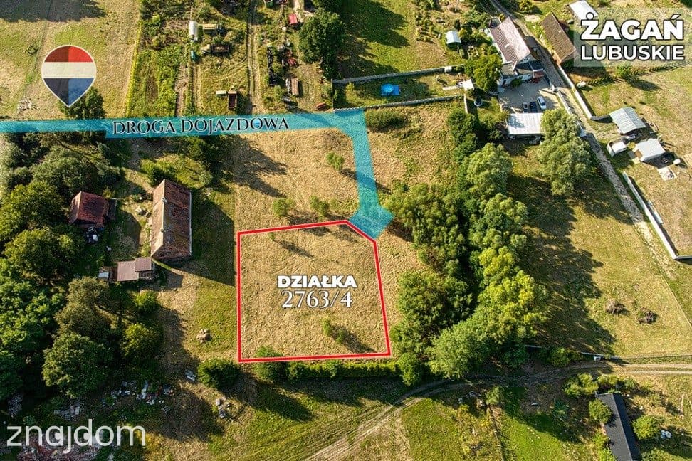 Na sprzedaż działka 1.201 m² / Oś. Moczyń, Żagań - zdjęcie 4