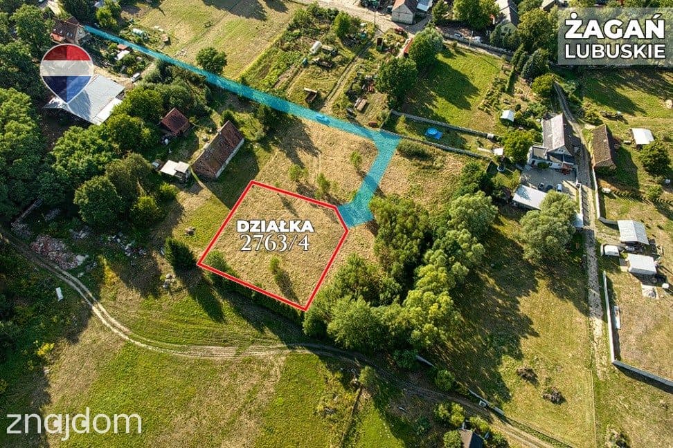 Na sprzedaż działka 1.201 m² / Oś. Moczyń, Żagań - zdjęcie 5