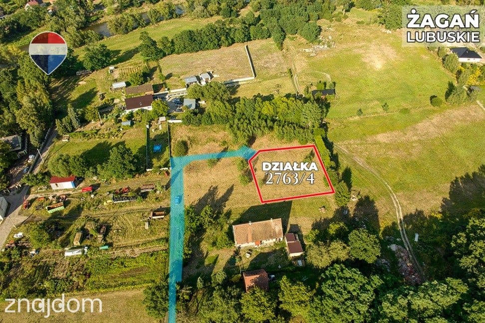 Na sprzedaż działka 1.201 m² / Oś. Moczyń, Żagań - zdjęcie 7
