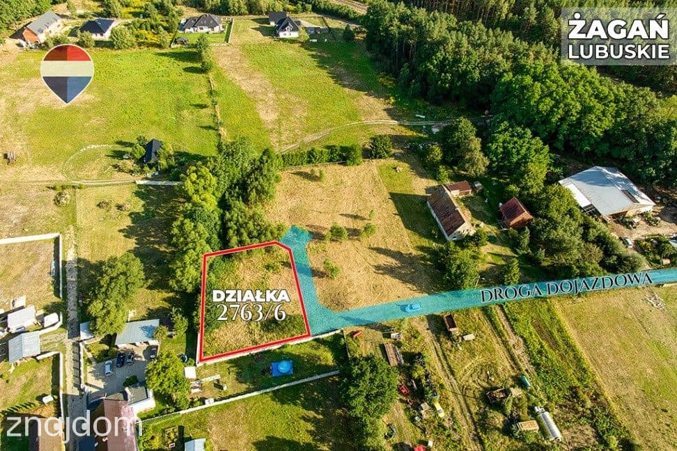 Na sprzedaż działka 1.135 m² /Oś. Moczyń, Żagań - zdjęcie 12