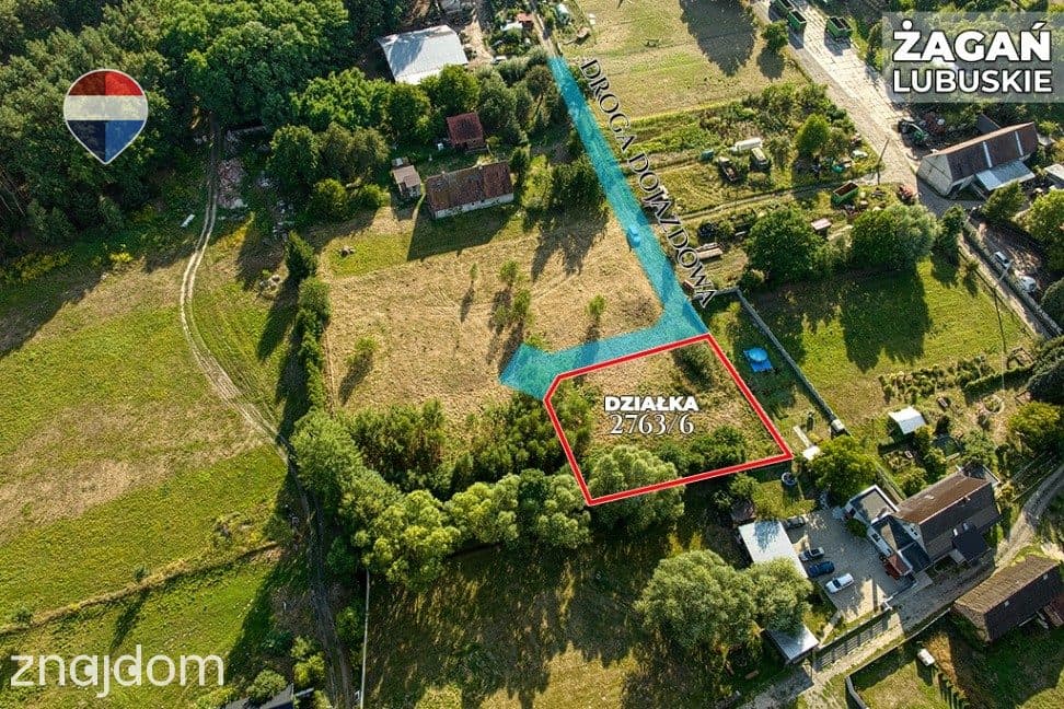 Na sprzedaż działka 1.135 m² /Oś. Moczyń, Żagań - zdjęcie 2
