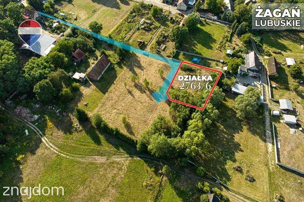 Na sprzedaż działka 1.135 m² /Oś. Moczyń, Żagań - zdjęcie 4