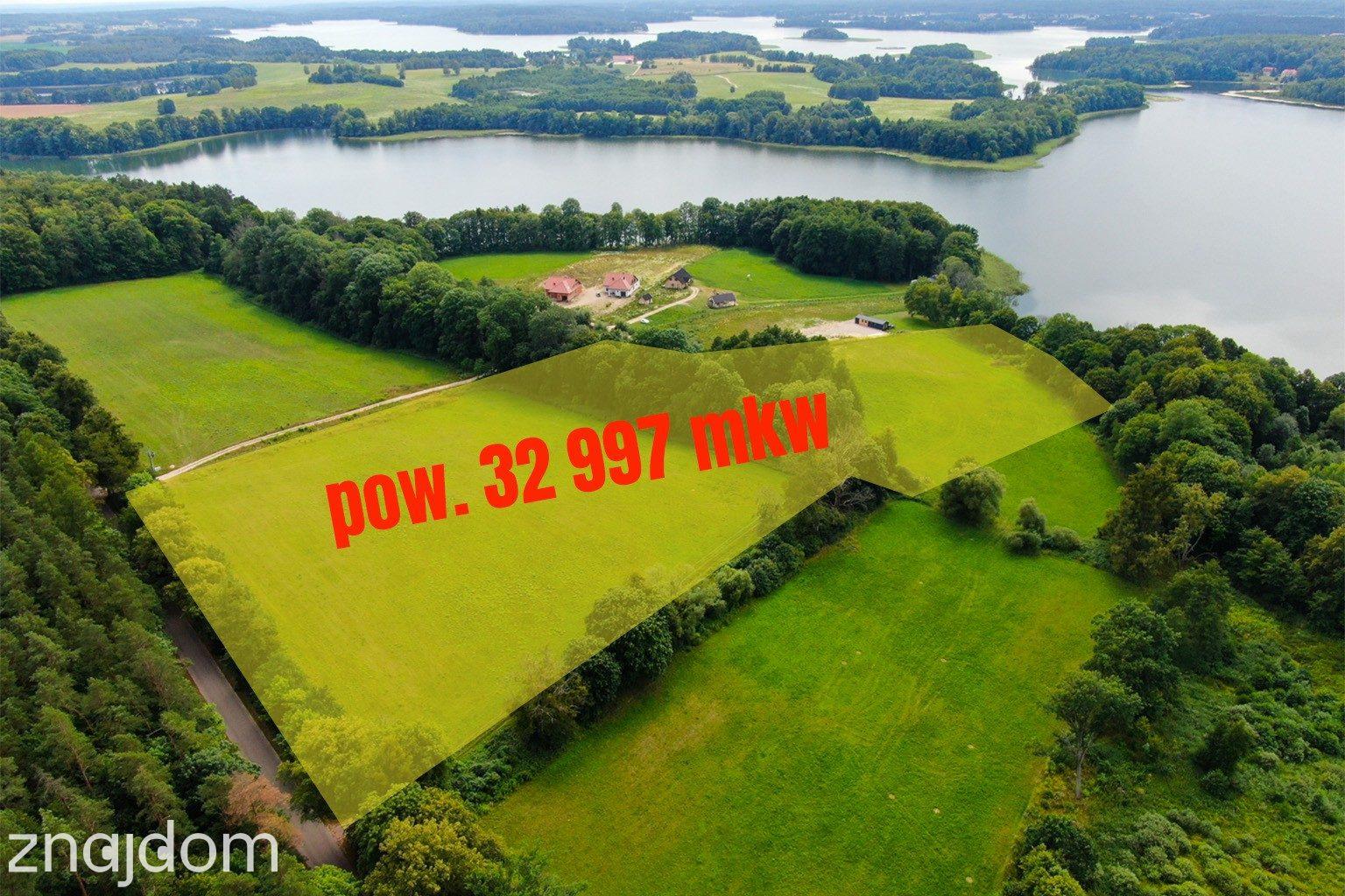 Działka 3,3 ha z własną linią brzegową j. Narie