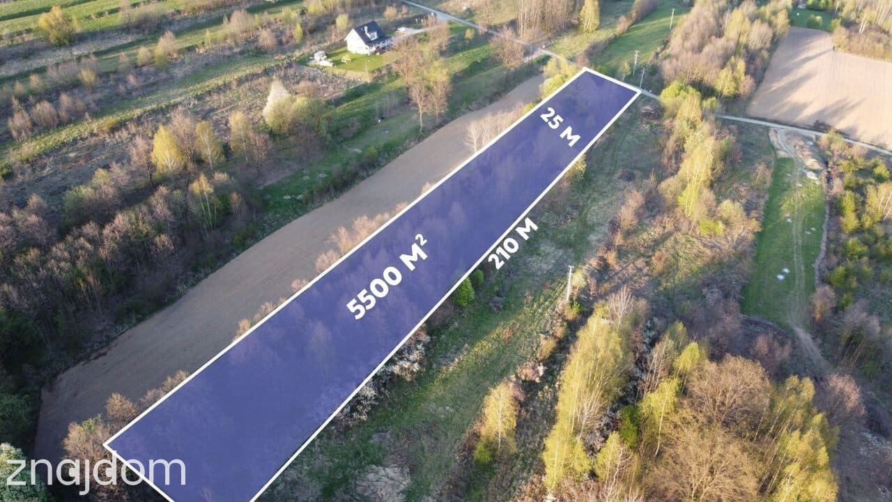 Działka 5500 m² | PODSTOLICE | Gmina Wieliczka - zdjęcie 2