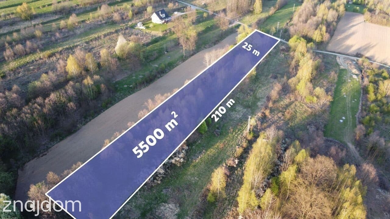 Działka 5500 m² | PODSTOLICE | Gmina Wieliczka - zdjęcie 5