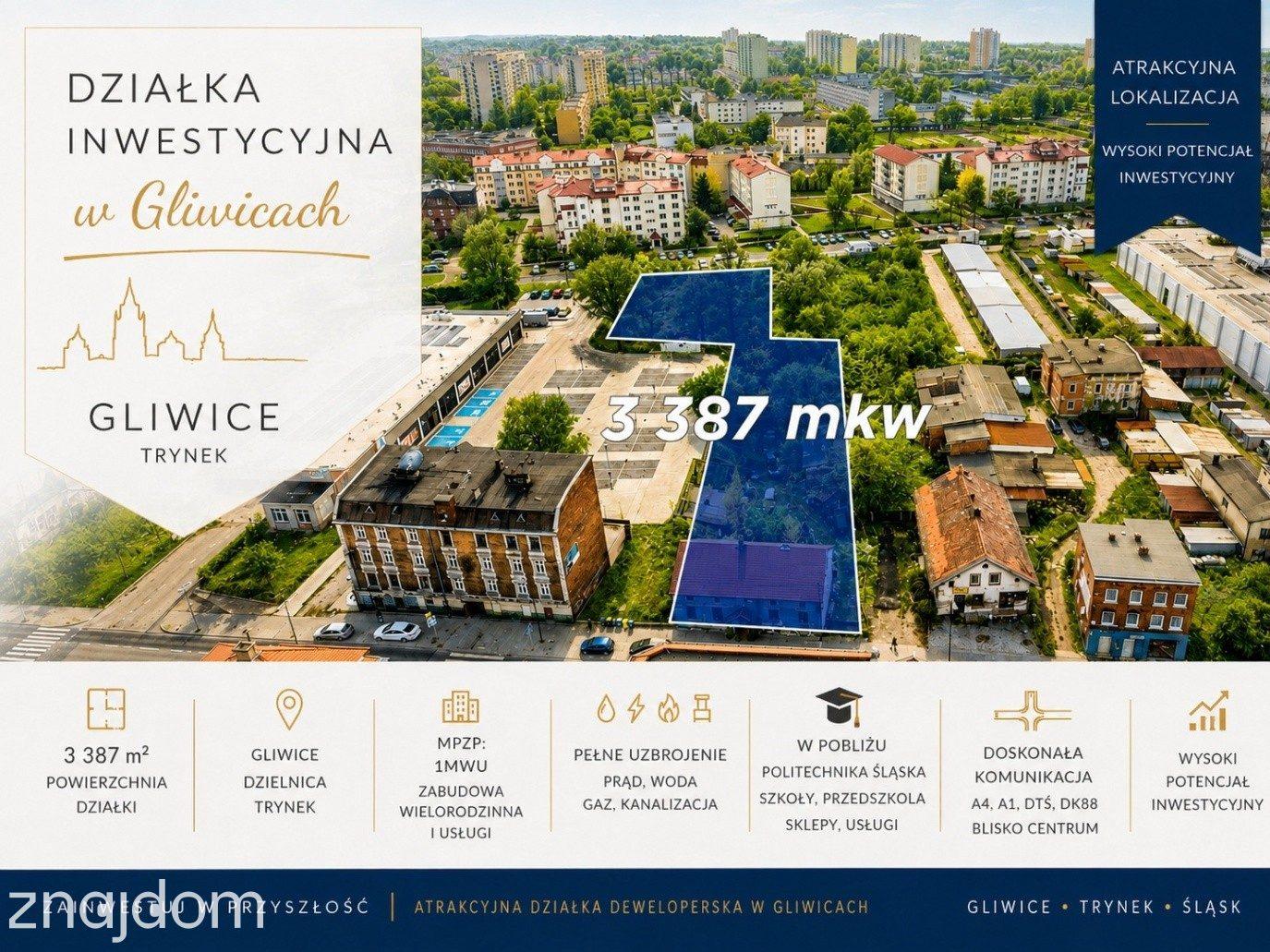 Działka inwestycyjna Gliwice - Trynek - zdjęcie 2