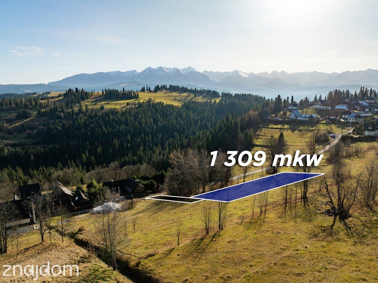 Widokowa działka w Rzepiskach | 1310 m2