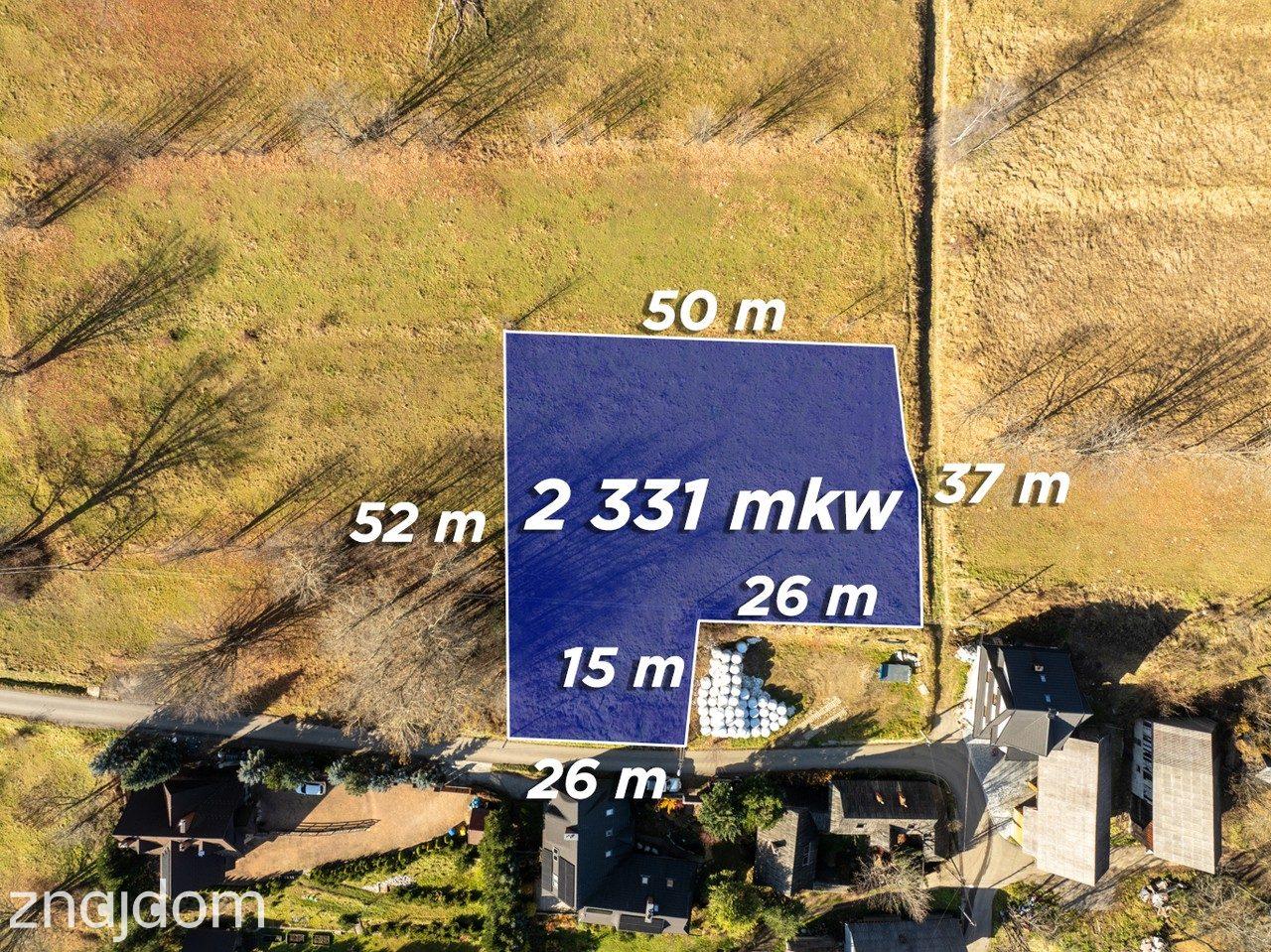 Widokowa działka w Rzepiskach – 2331 m² - zdjęcie 3
