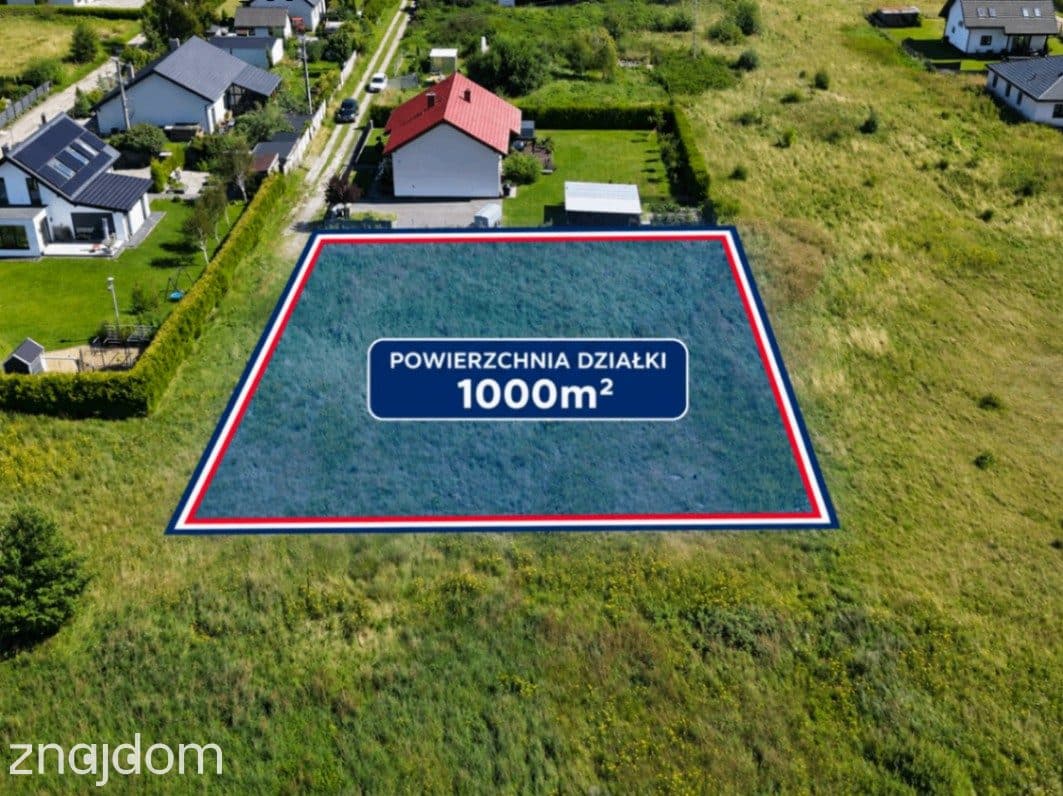 Działka budowlana 1000 m² | 5 km od morza