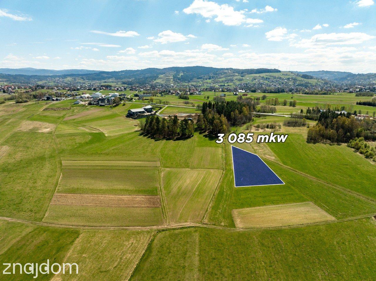 Działka inwestycyjna - Raba Wyżna 3085 m² - zdjęcie 2