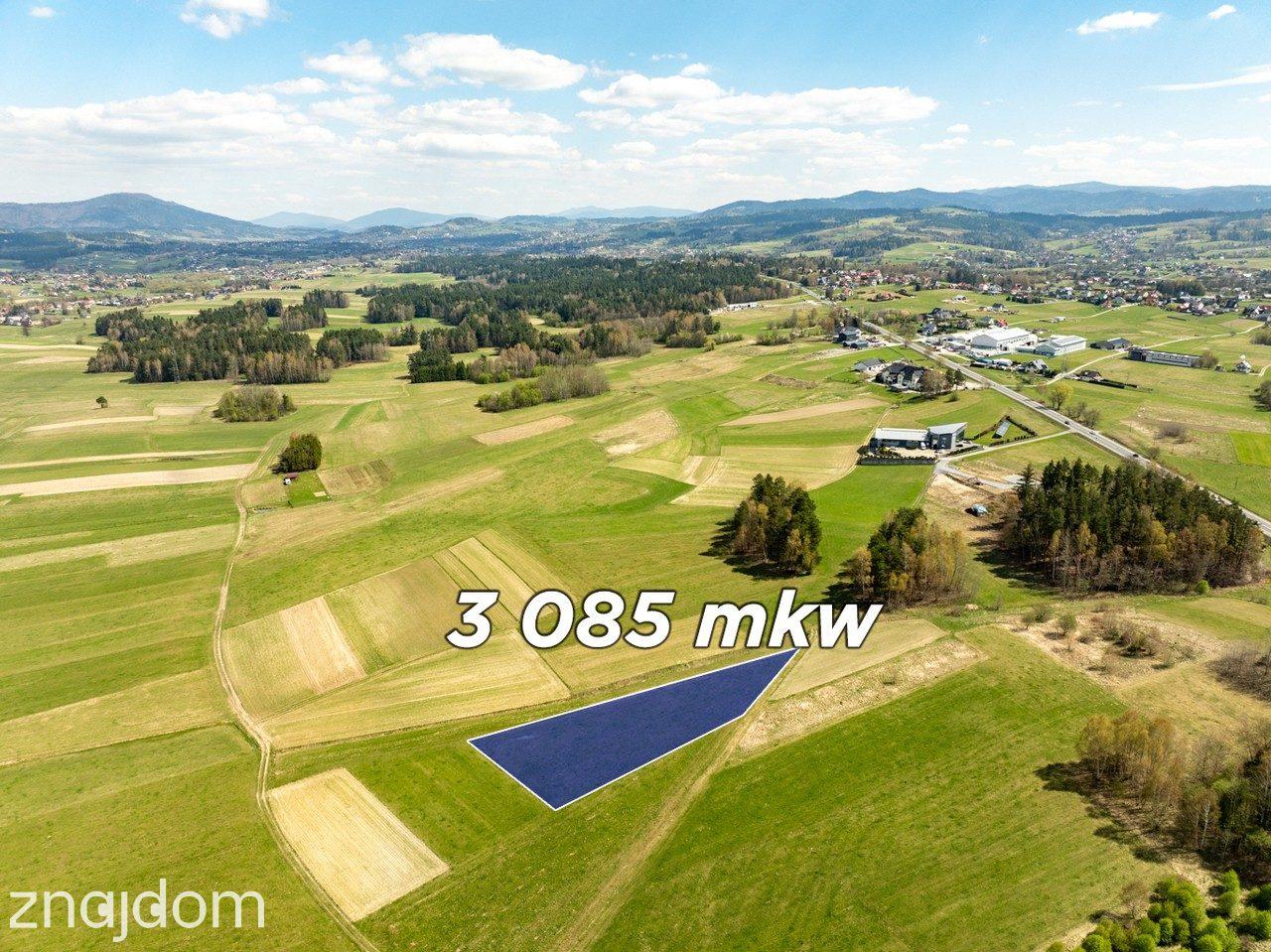 Działka inwestycyjna - Raba Wyżna 3085 m² - zdjęcie 3