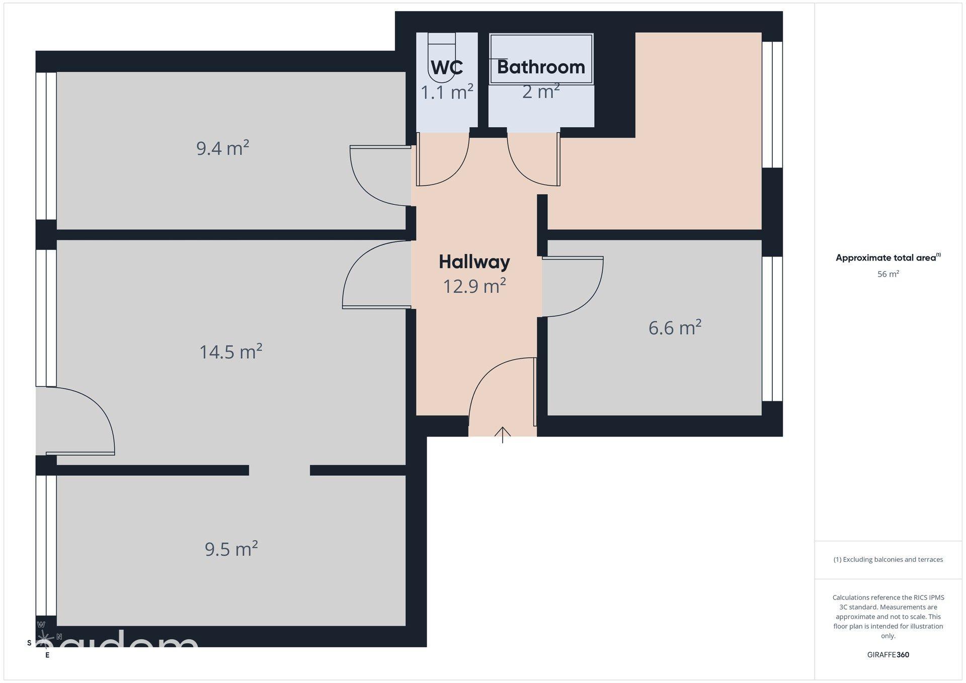 Słoneczne Mieszkanie 56 m²| Widok na miasto | Centrum Sławna - zdjęcie 18