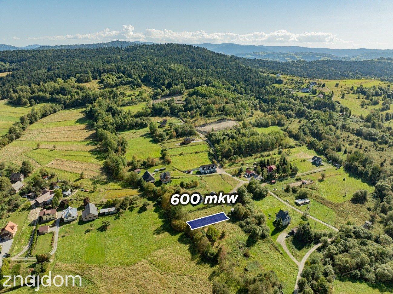 Działka budowlano-rolna 600 m² – Kasina Wielka