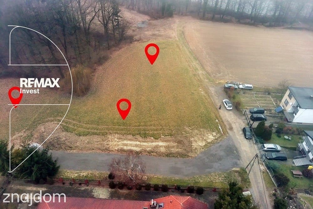 Działka z WZ pod dom 130-150m2