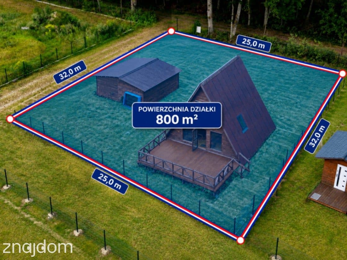 Domek nad jeziorem Łętowskim | 64 m² | Działka 800 m²
