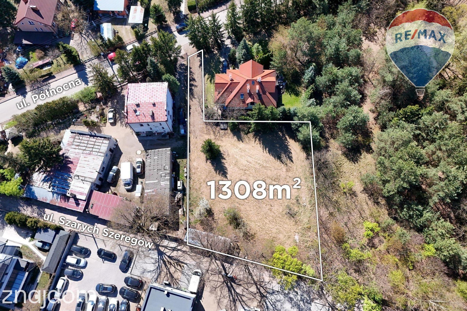 Działka 1308m2, Milanówek