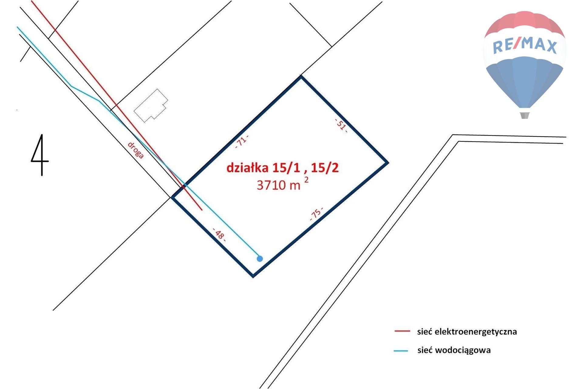 Siedlisko na skraju lasu | 3700 m² | Tomaszew, gm. Wiskitki - zdjęcie 3