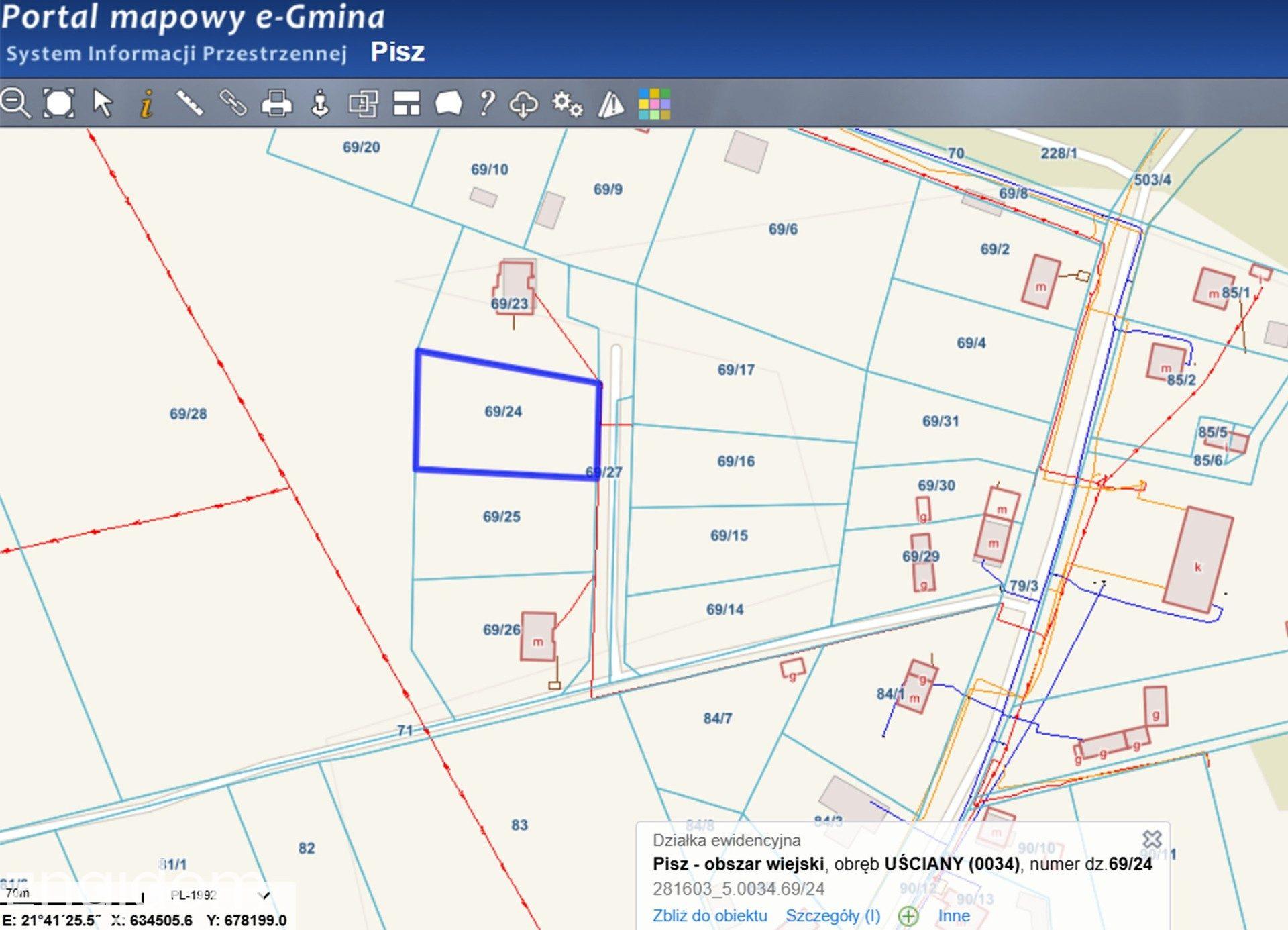 Działka 1 581 M² z MPZP Uściany, PISZ - zdjęcie 10