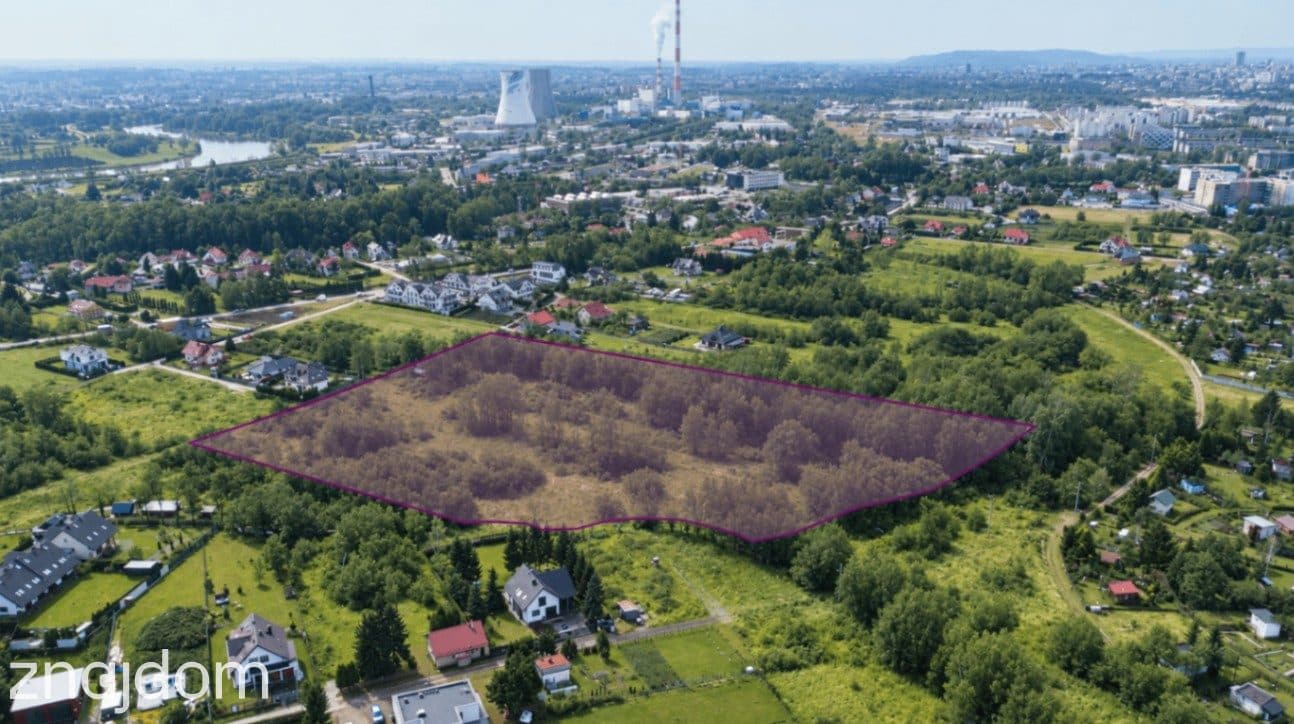 Duży grunt budowlany 3306 m²  – Czyżyny Kraków