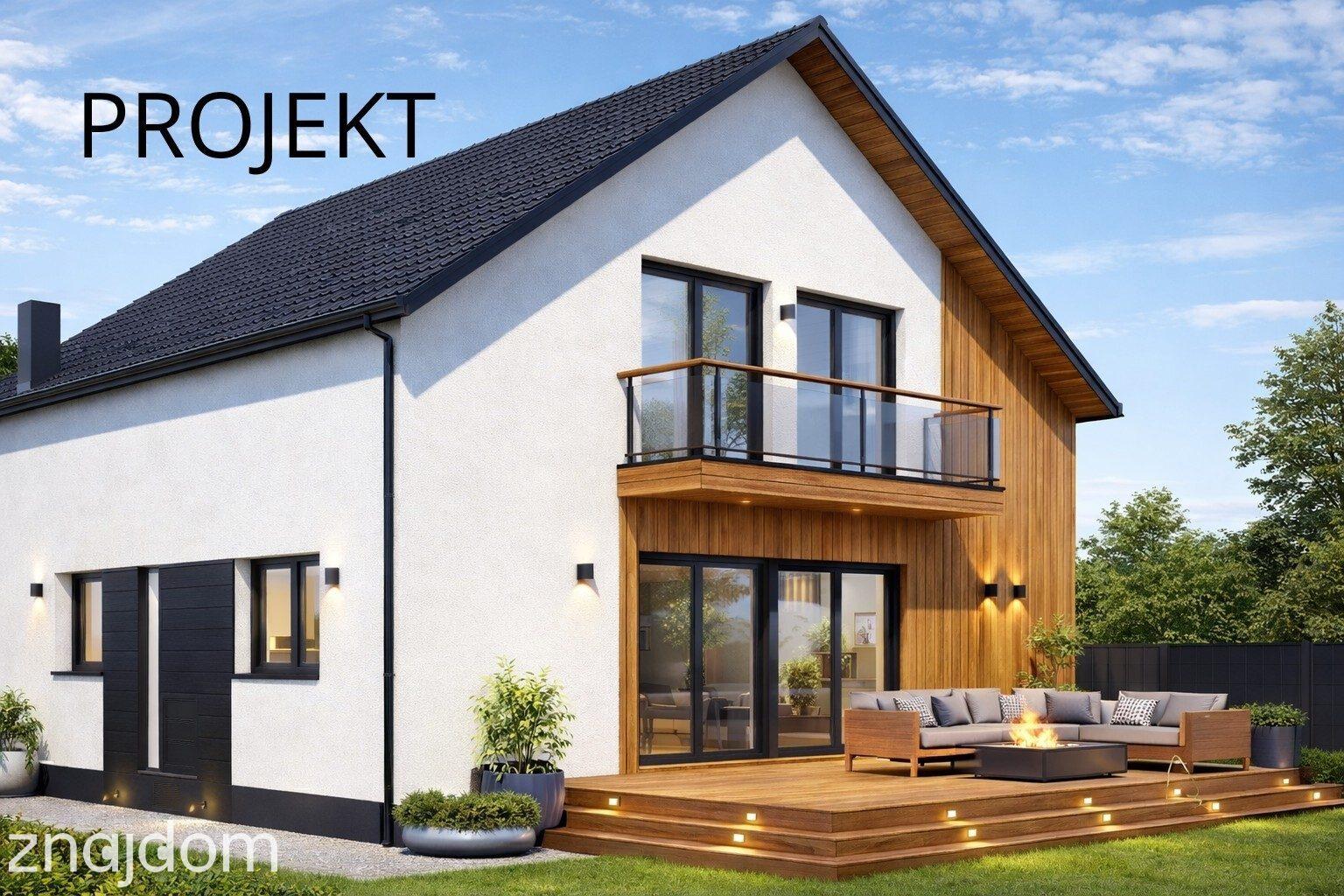 Działka budowlana z projektem domu – Dobieszowice - zdjęcie 2