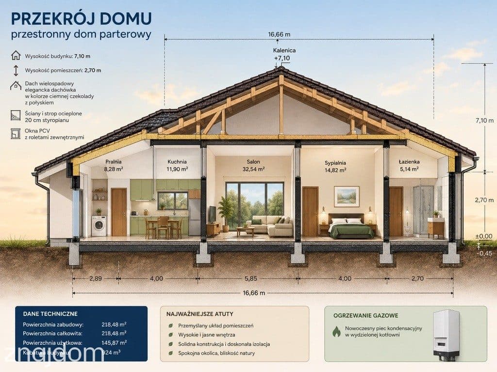 Parterowy dom z dużą działką blisko Gostynia - zdjęcie 13