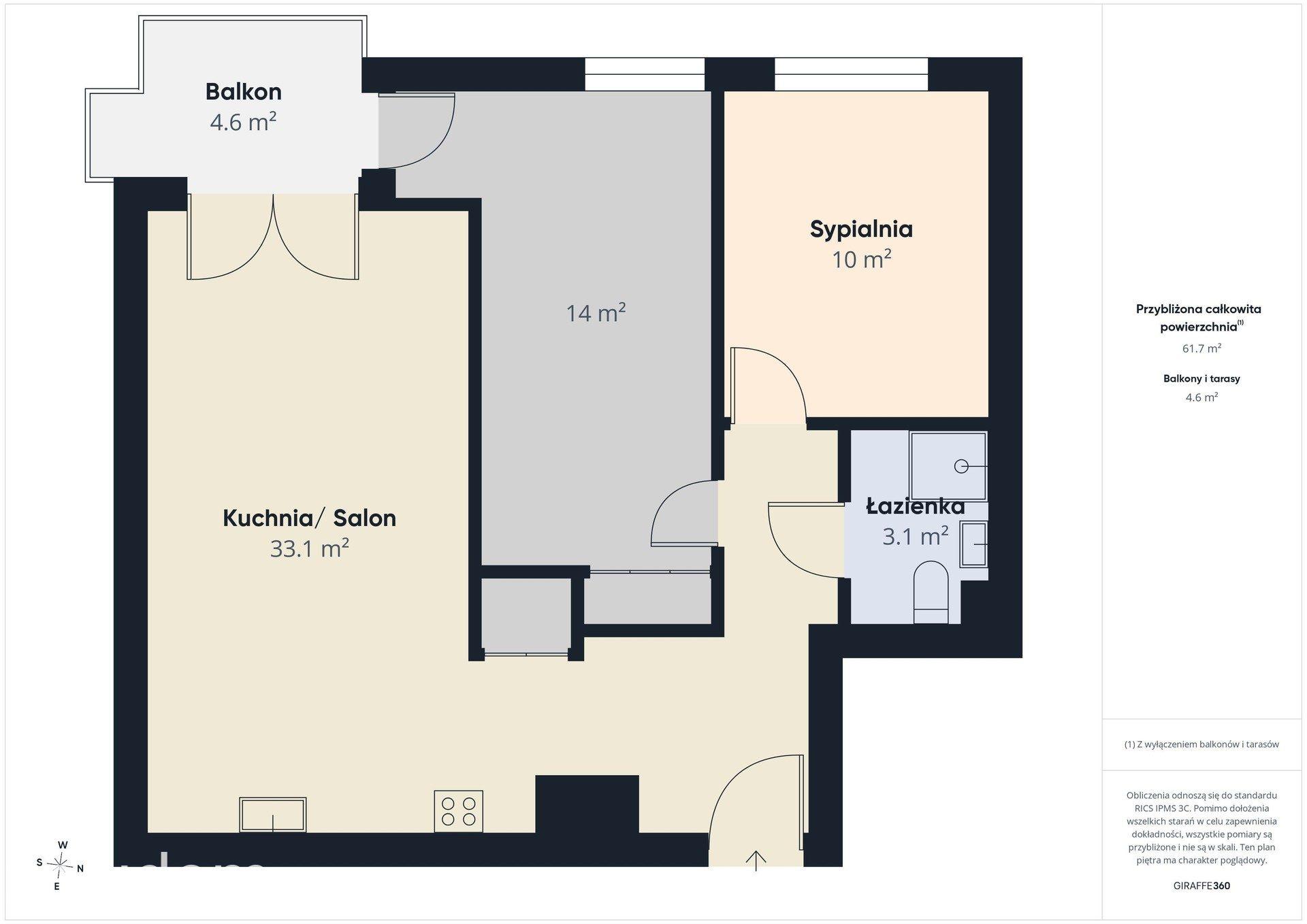 3 pokoje  I  balkon I  2 miejsca w garażu - zdjęcie 20